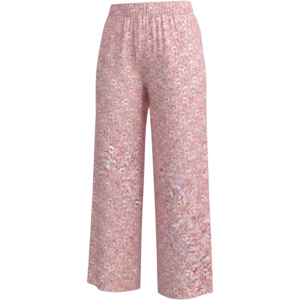 Gap Floral Pajama Pants XL Pink Orange Ditsy Print Wide Leg Lounge Sleepwear